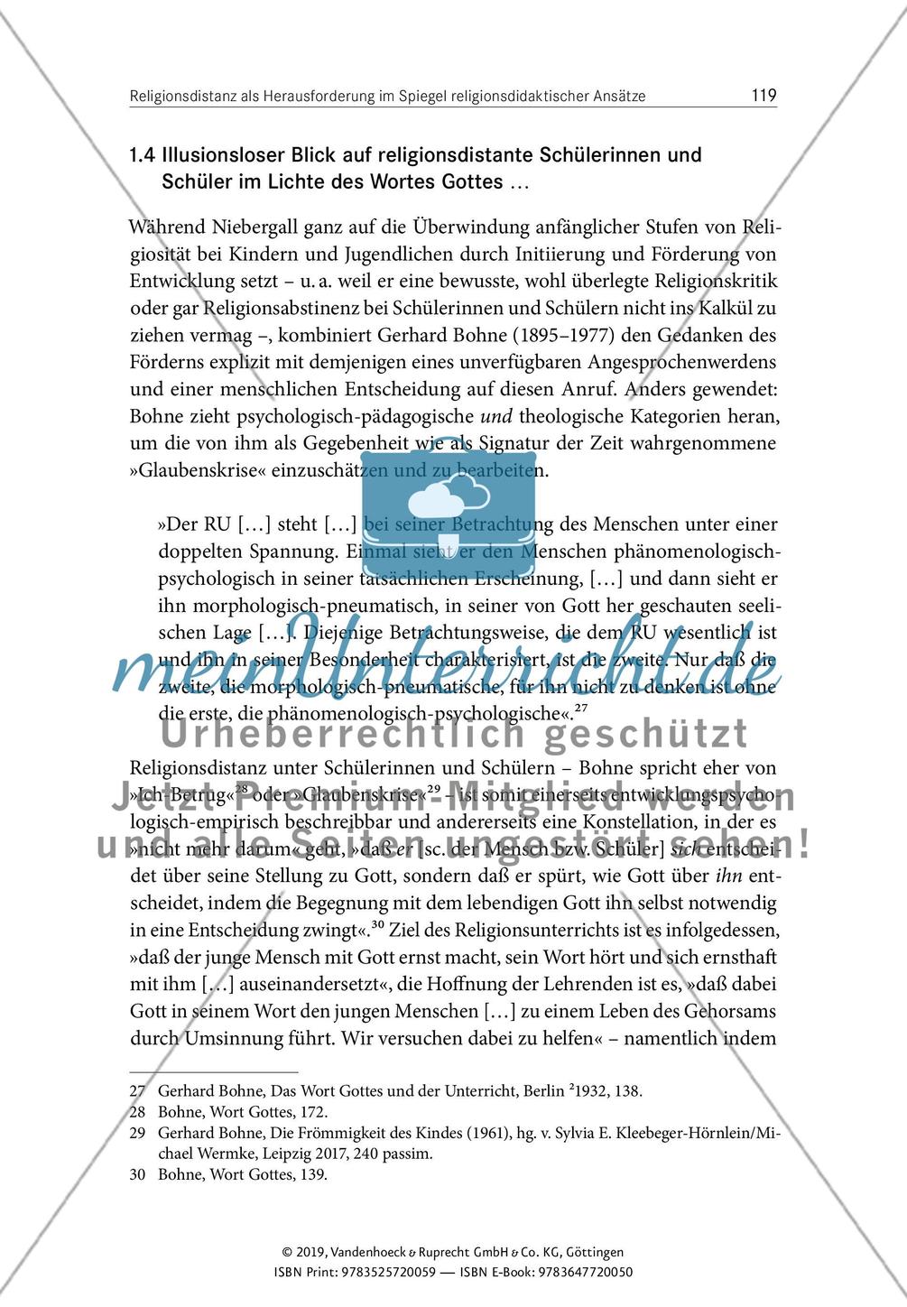 Religionsdistanz als Herausforderung im Spiegel religionsdidaktischer Ansätze Preview 8