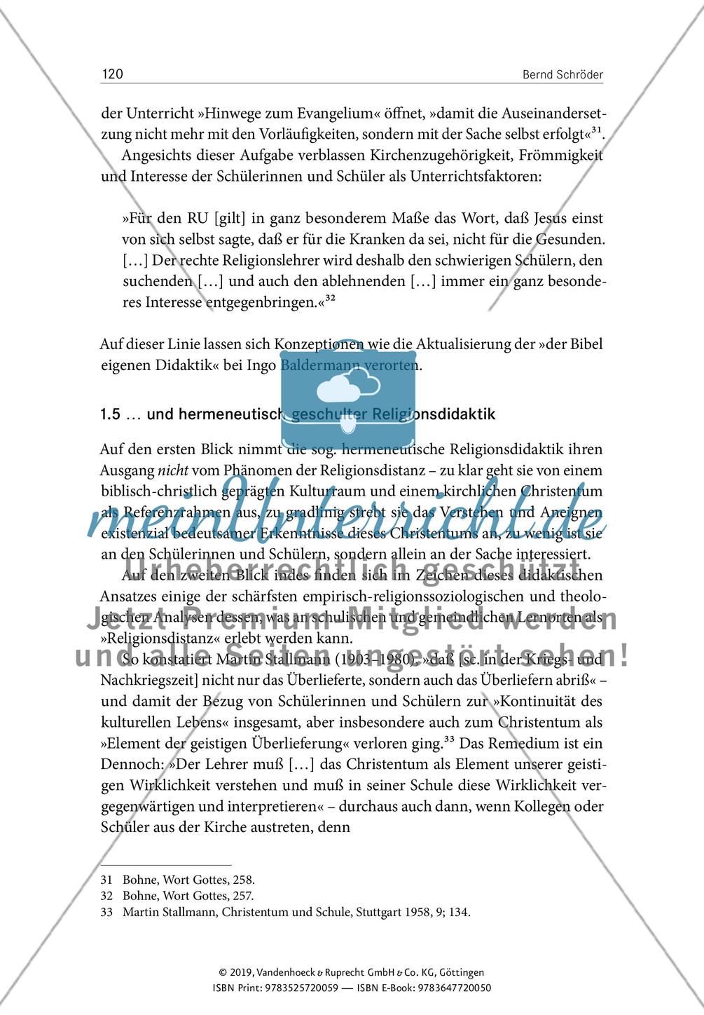 Religionsdistanz als Herausforderung im Spiegel religionsdidaktischer Ansätze Preview 9