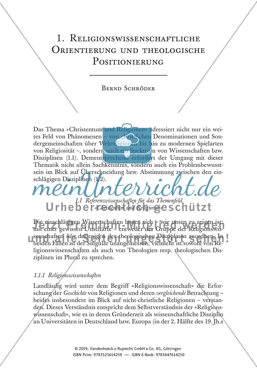 Religionswissenschaftliche Orientierung und theologische Positionierung Preview 3