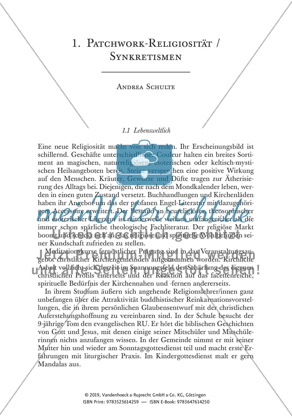 Patchwork-Religiosität / Synkretismen Preview 3