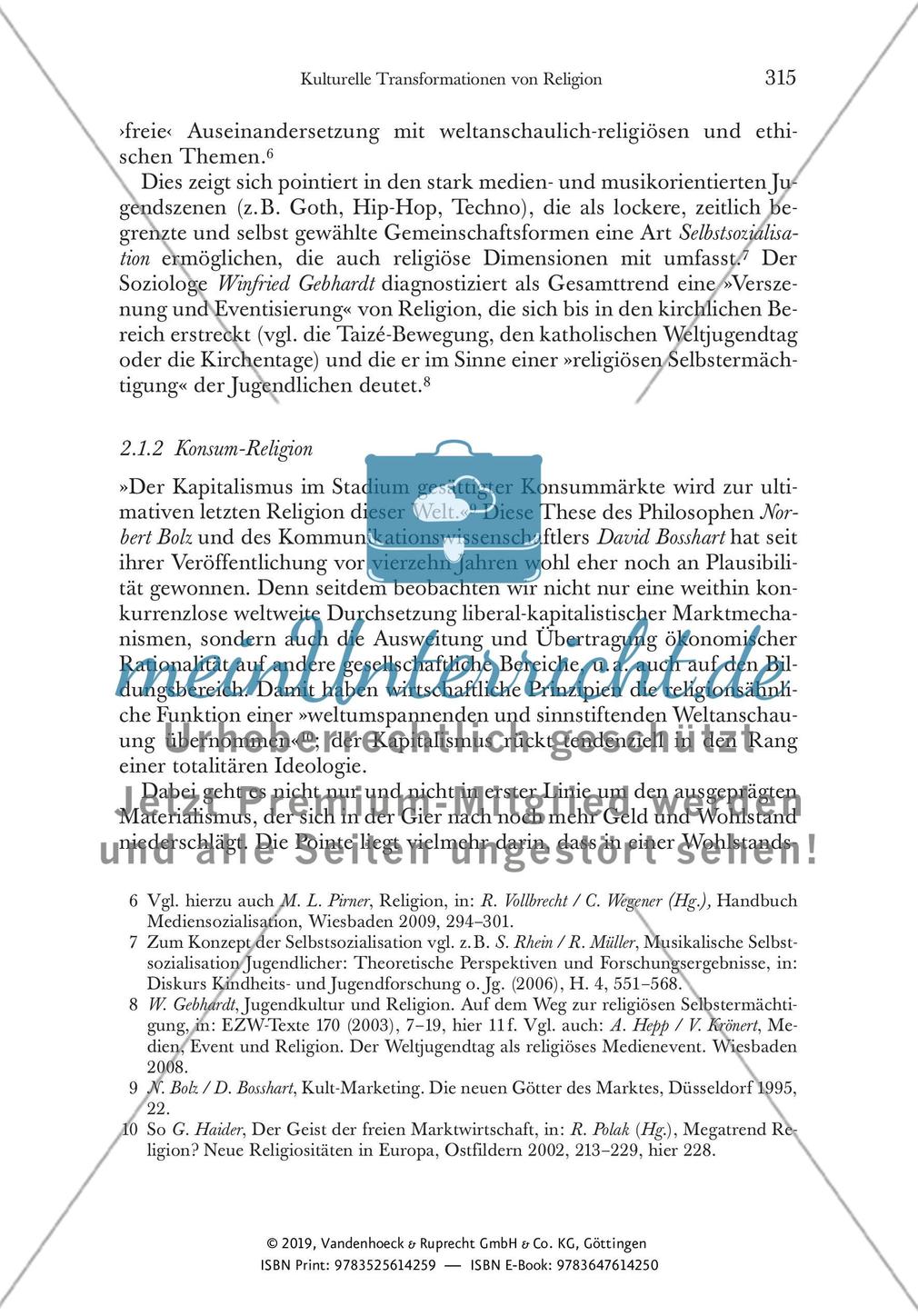 Kulturelle Transformationen von Religion Preview 3