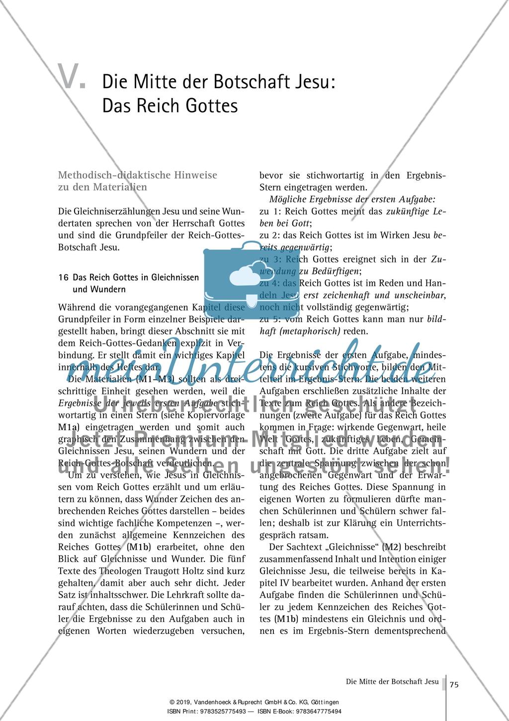 Die Mitte der Botschaft Jesu: Das Reich Gottes Preview 1