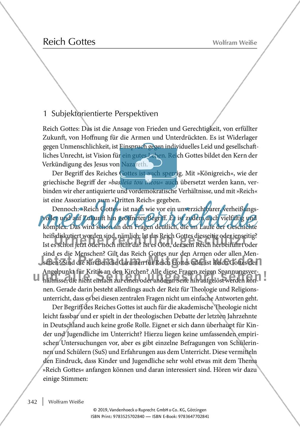 Reich Gottes meinUnterricht Reich Gottes meinUnterricht
