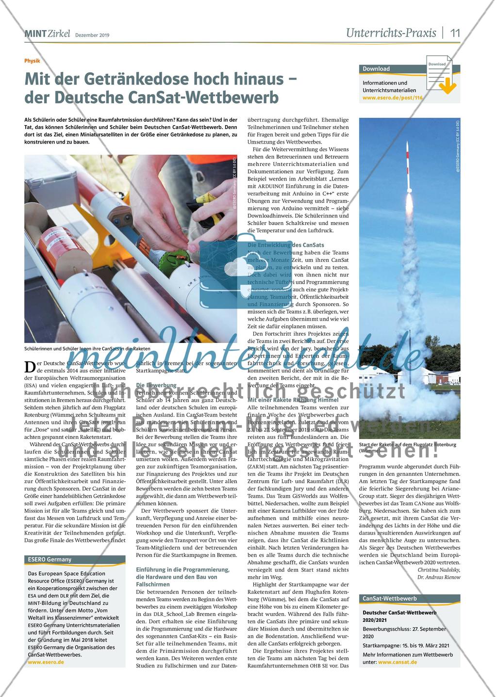 MINT Zirkel - Ausgabe 4, Dezember 2019 Preview 11