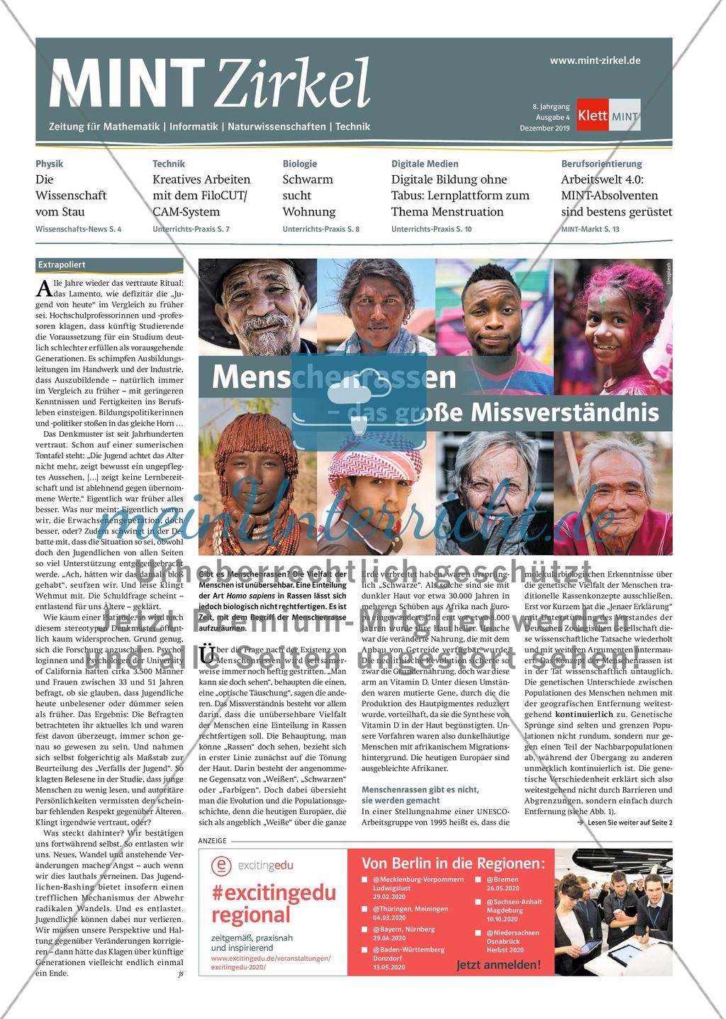 MINT Zirkel - Ausgabe 4, Dezember 2019 Preview 1