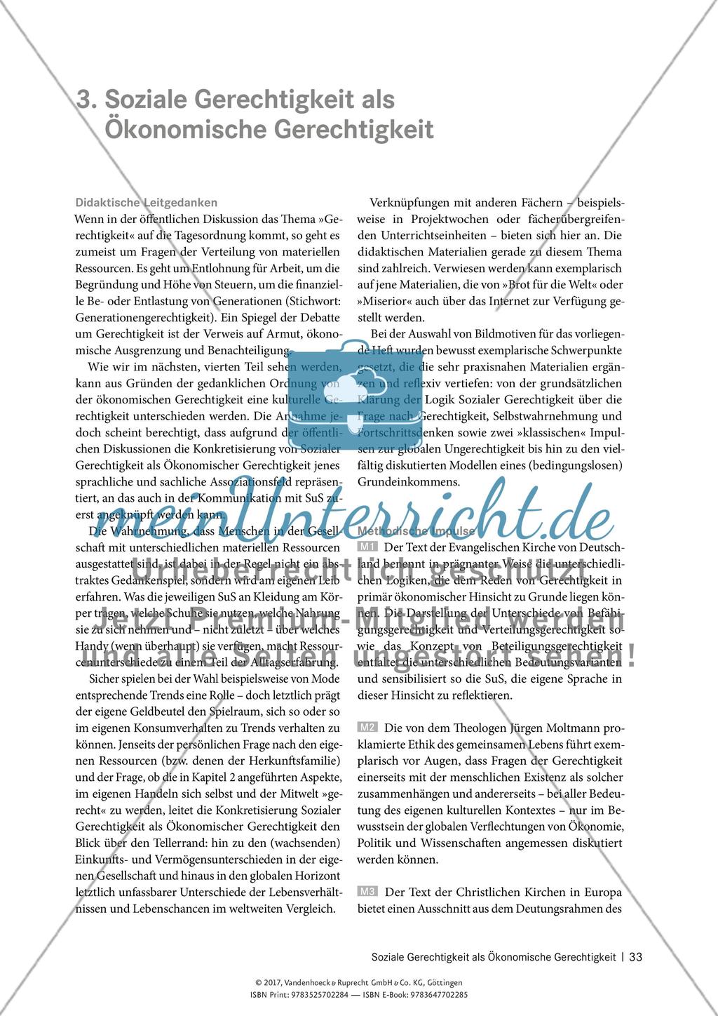 Soziale Gerechtigkeit als Ökonomische Gerechtigkeit Preview 1
