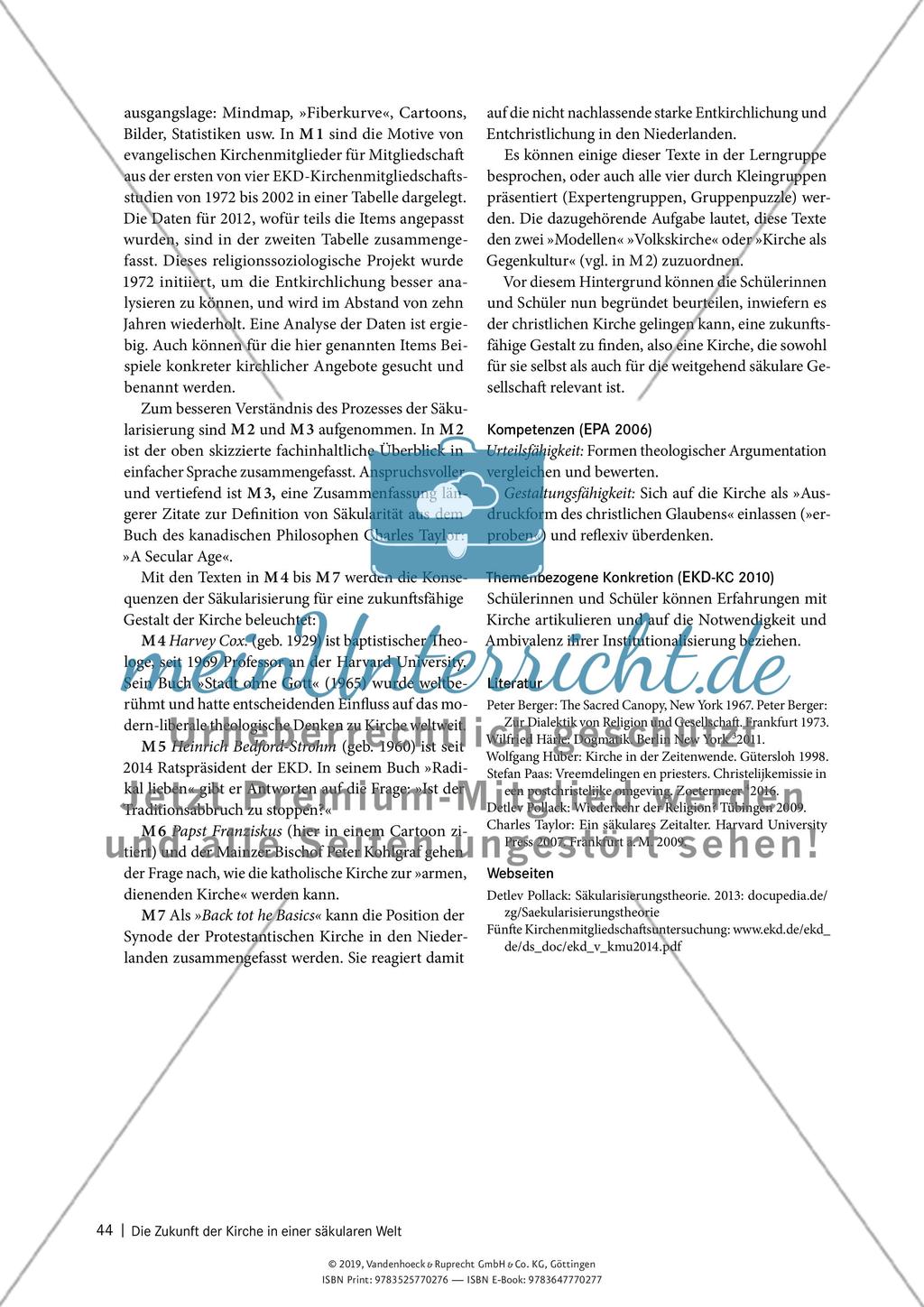 Die Zukunft der Kirche in einer säkularen Welt Preview 4