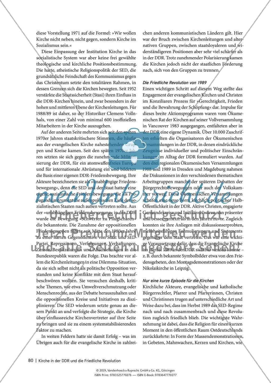 Kirche in der DDR und die Friedliche Revolution Preview 2