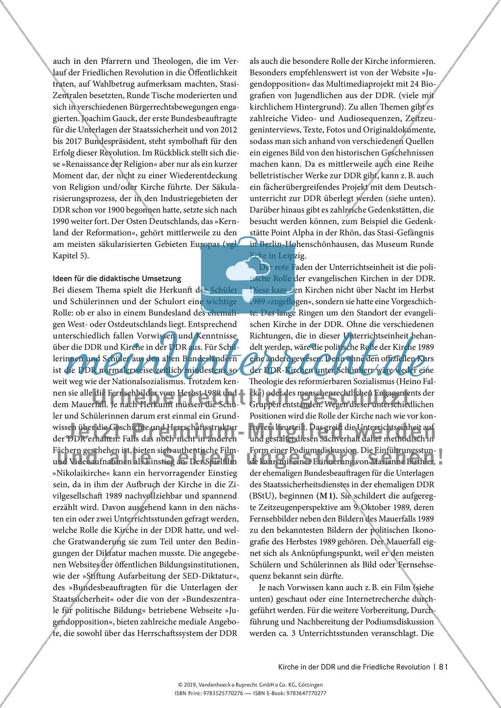Kirche in der DDR und die Friedliche Revolution Preview 3