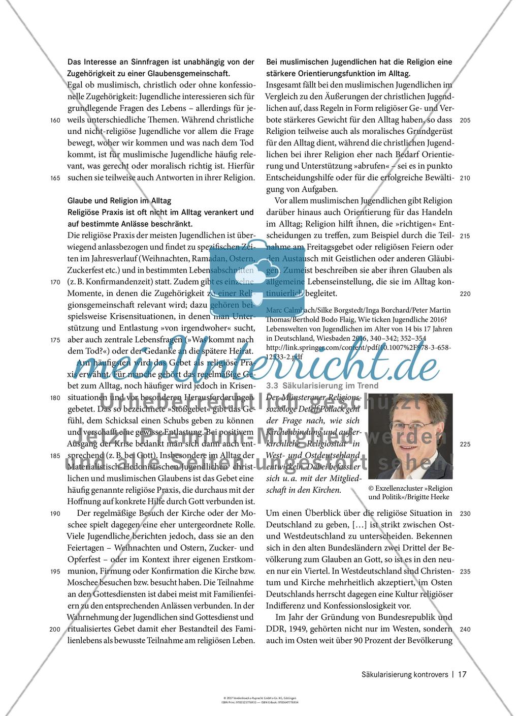 Säkularisierung kontrovers Preview 3