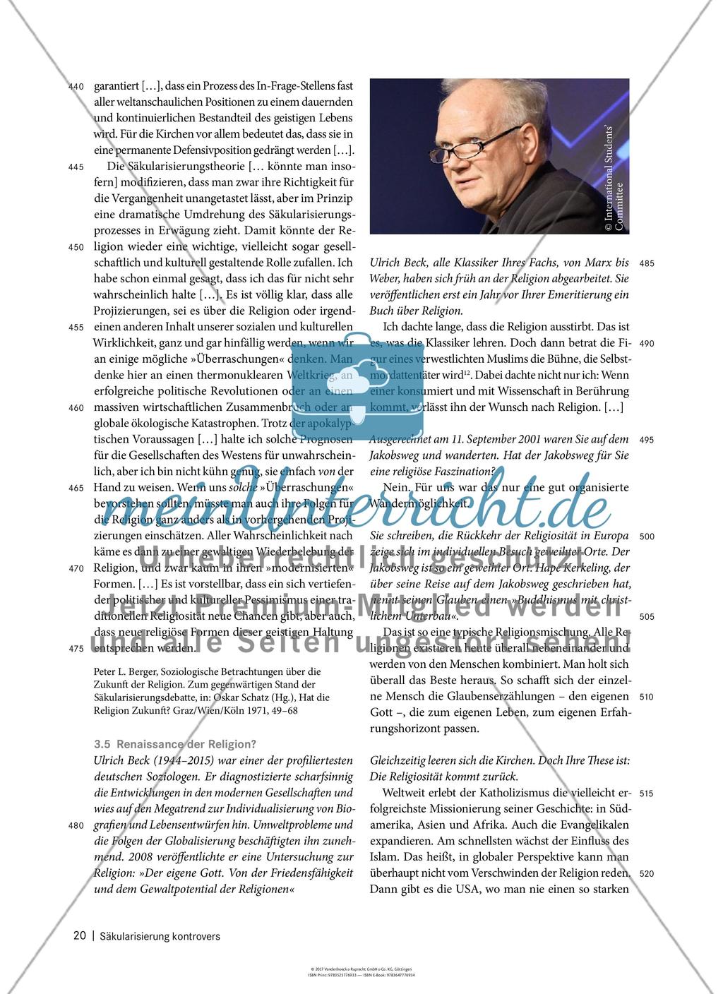 Säkularisierung kontrovers Preview 6