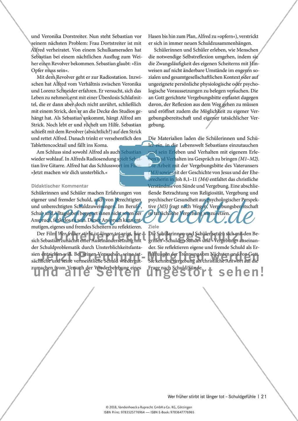 Wer früher stirbt ist länger tot – Schuldgefühle Preview 2