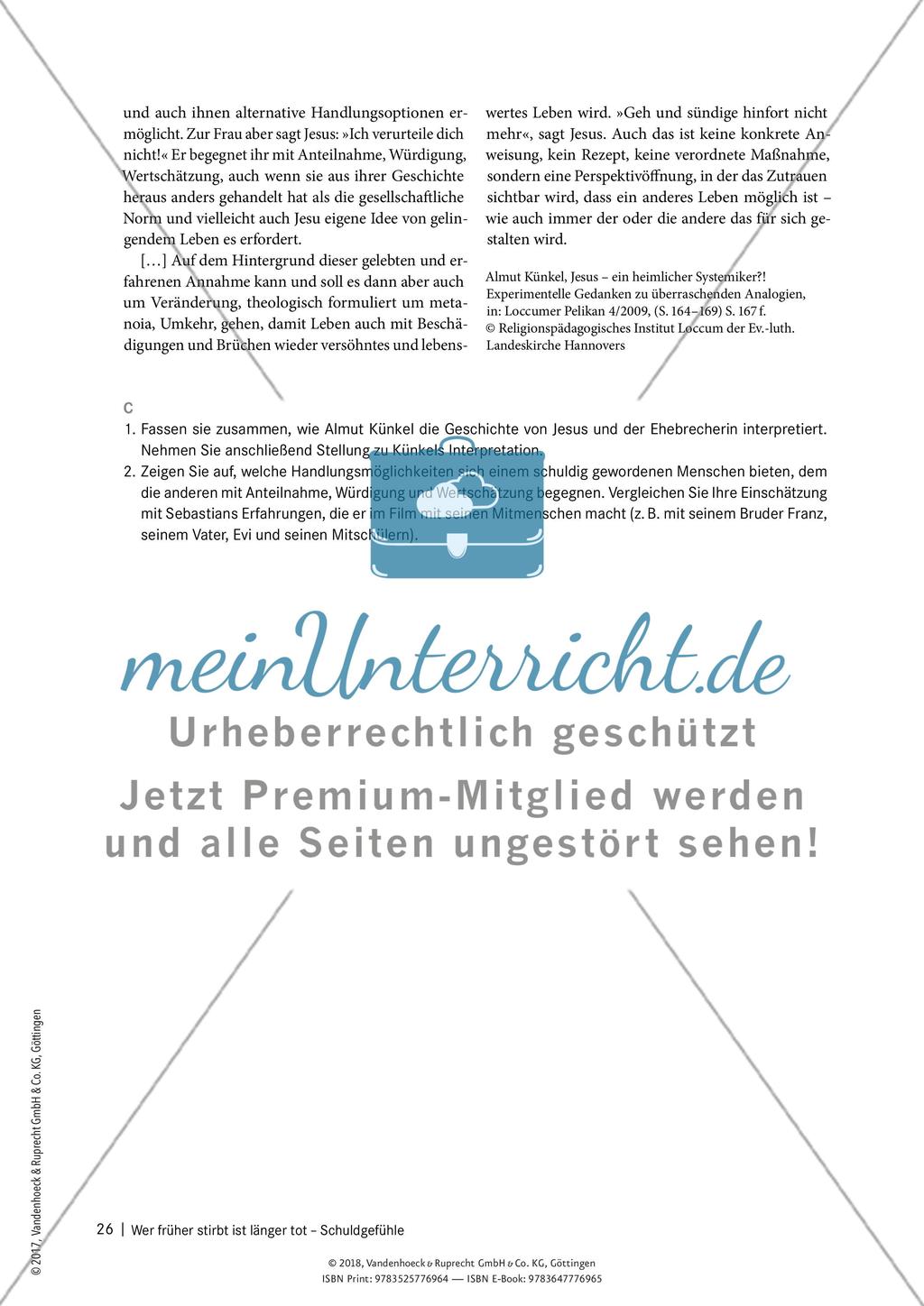 Wer früher stirbt ist länger tot – Schuldgefühle Preview 7