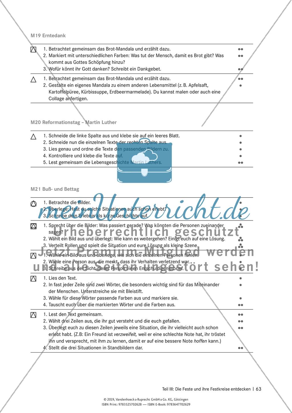 Die Feste und ihre Festkreise entdecken: Einzelne Feste differenziert und individuell erarbeiten Preview 38