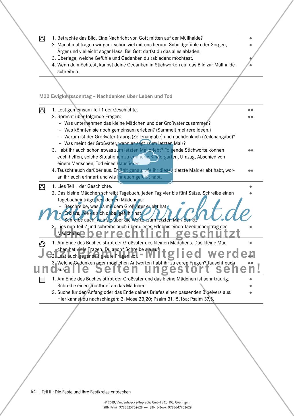 Die Feste und ihre Festkreise entdecken: Einzelne Feste differenziert und individuell erarbeiten Preview 39