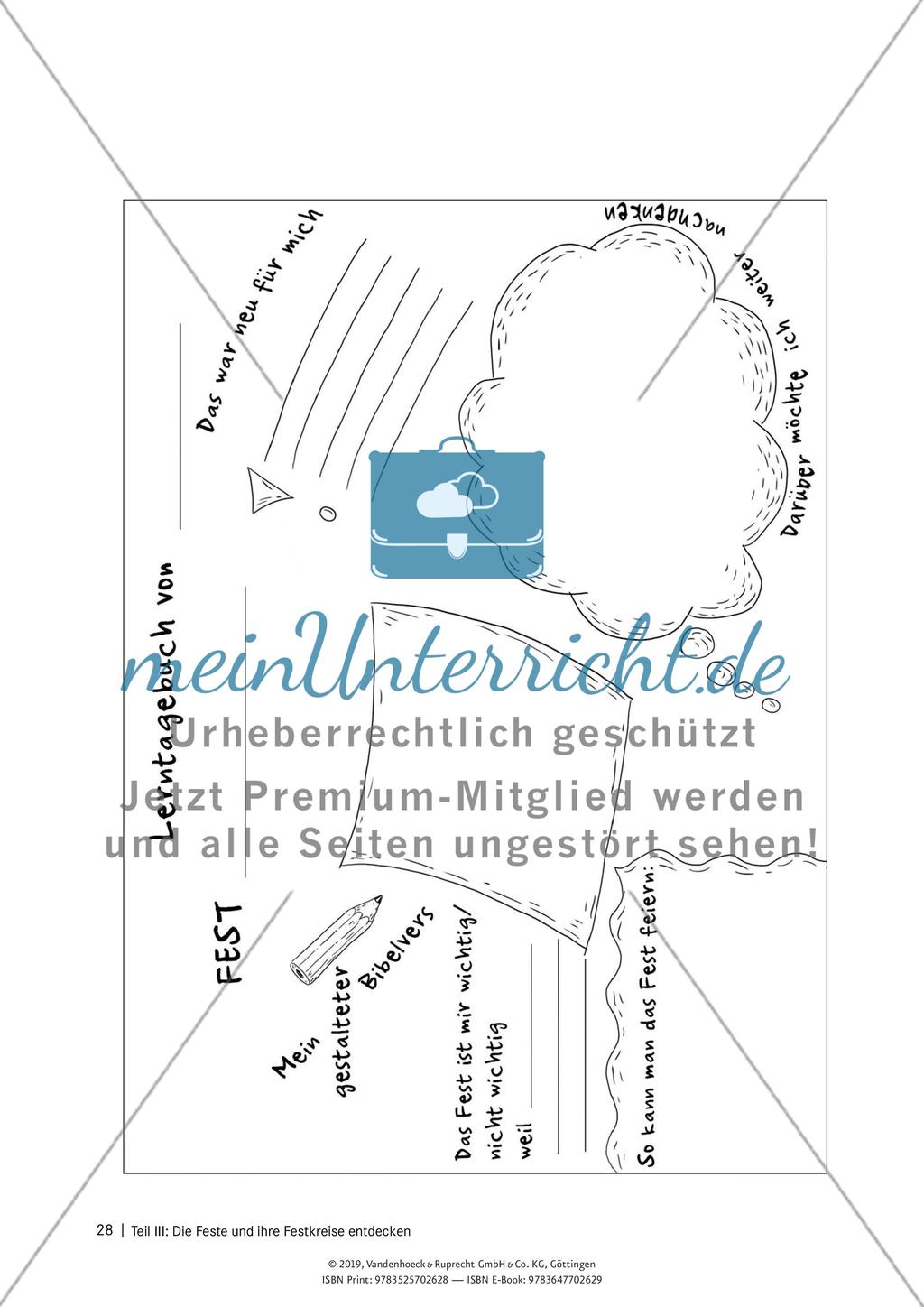 Die Feste und ihre Festkreise entdecken: Einzelne Feste differenziert und individuell erarbeiten Preview 3