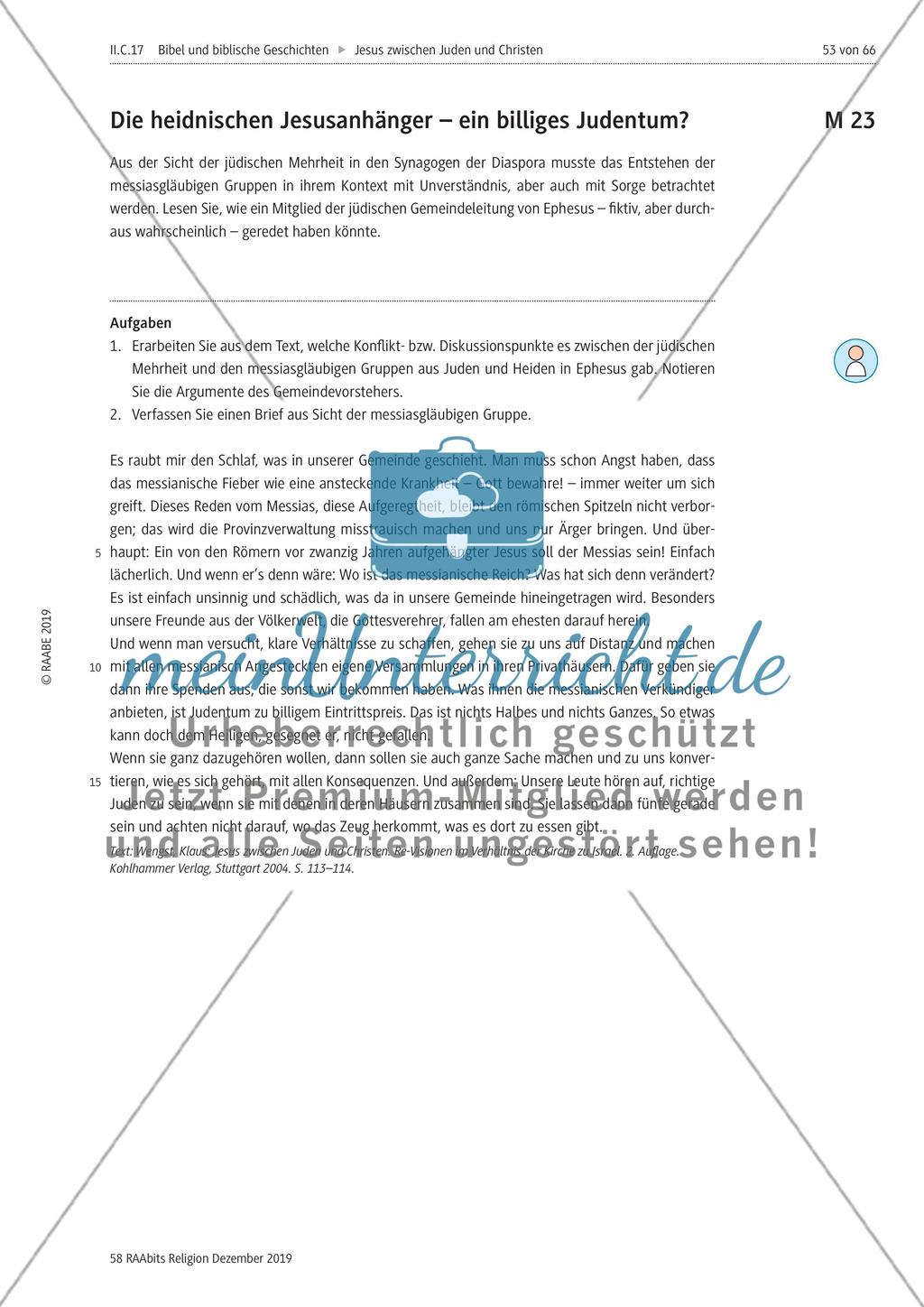 Jesus war kein Christ – die frühe Geschichte der Jesusanhänger Preview 3