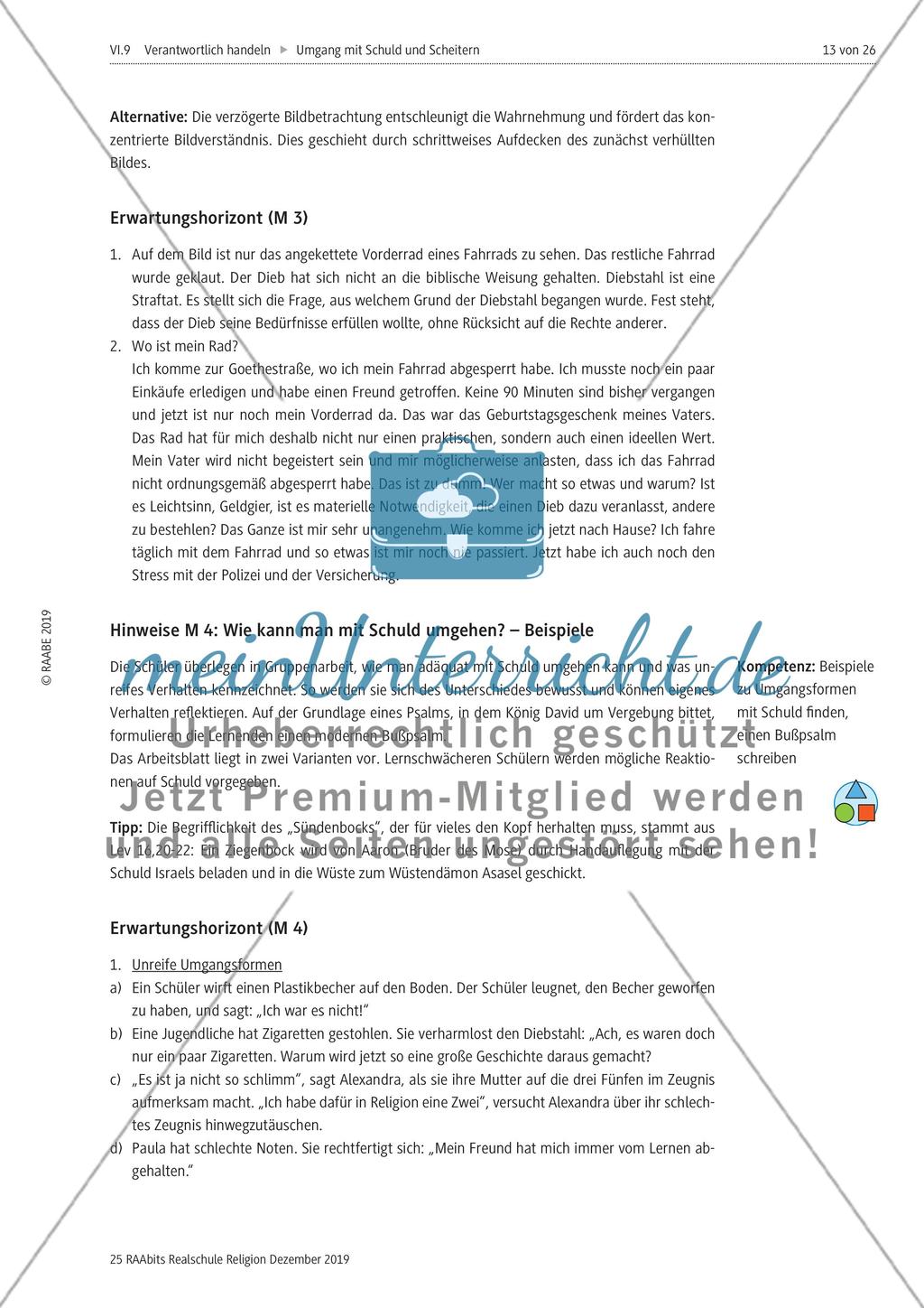 Baustein 1: Einführung zum Thema Schuld und Scheitern Preview 8