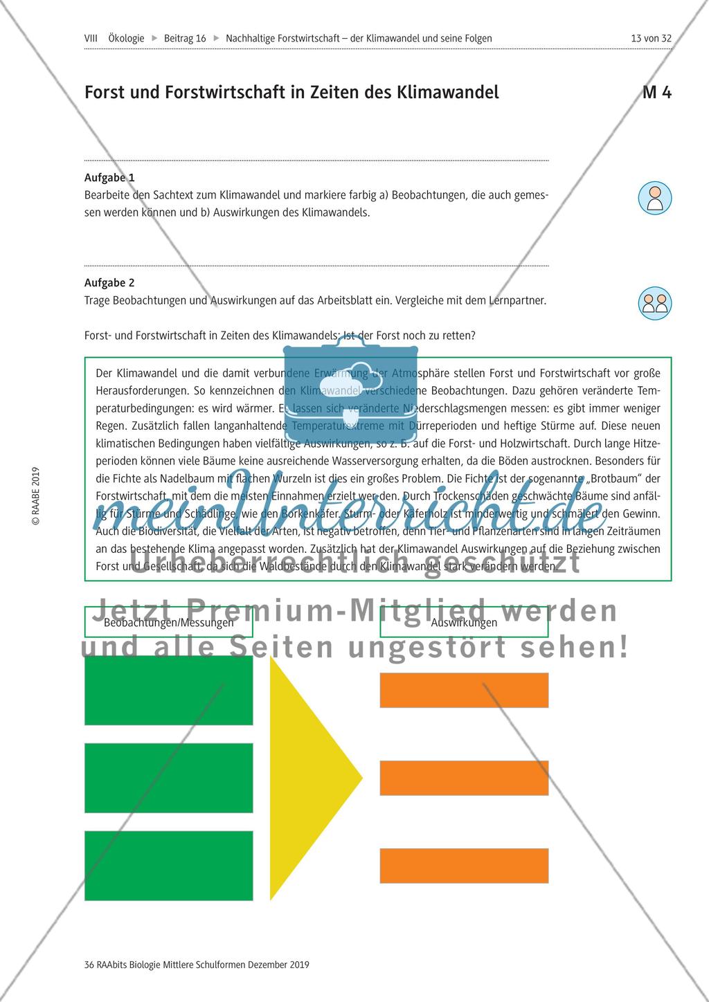 Klimawandel und der Einfluss auf Forst und Forstwirtschaft Preview 2
