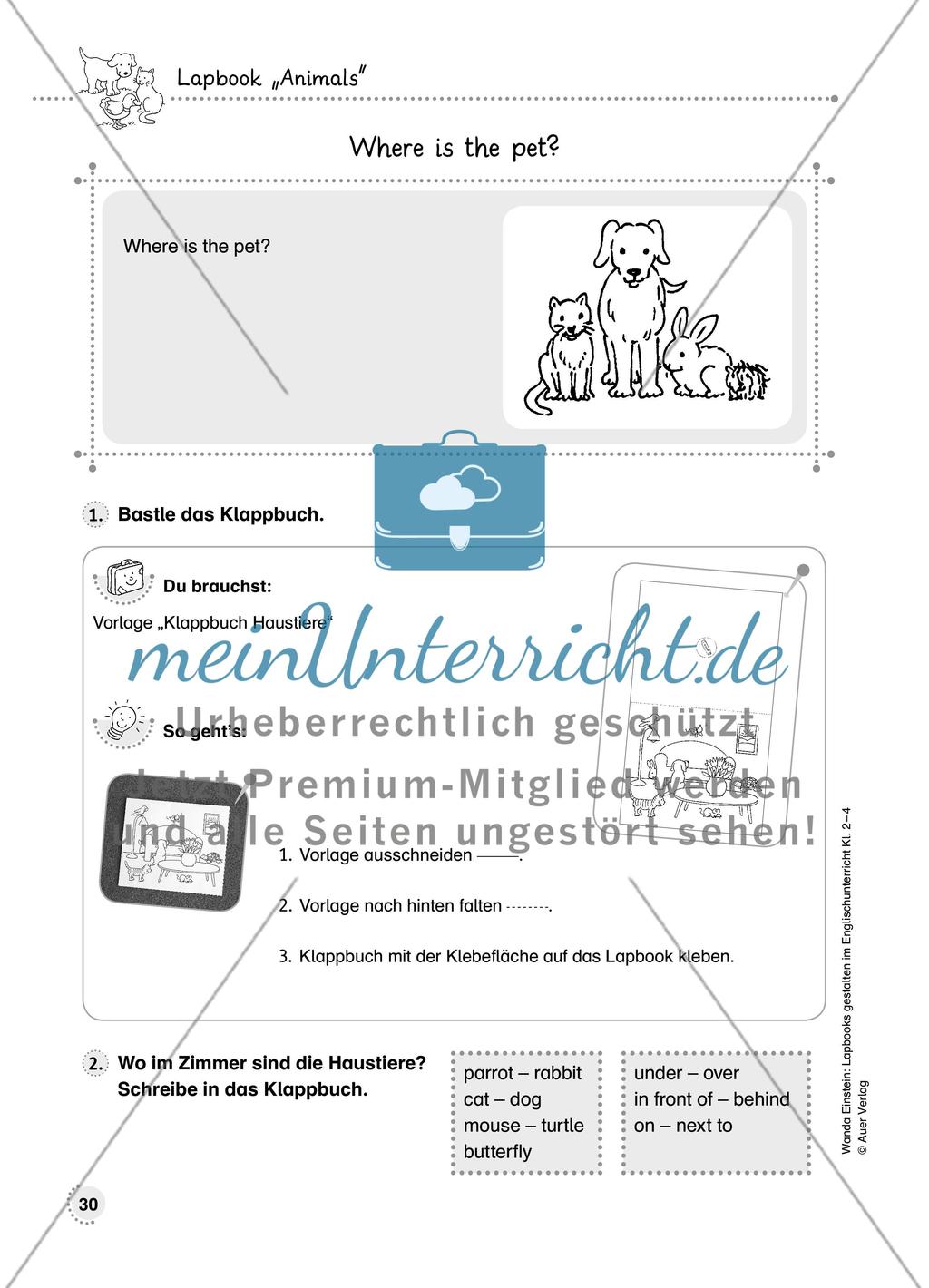 Lapbook „Animals“ Preview 3