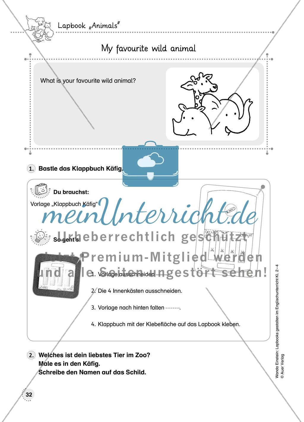 Lapbook „Animals“ Preview 5