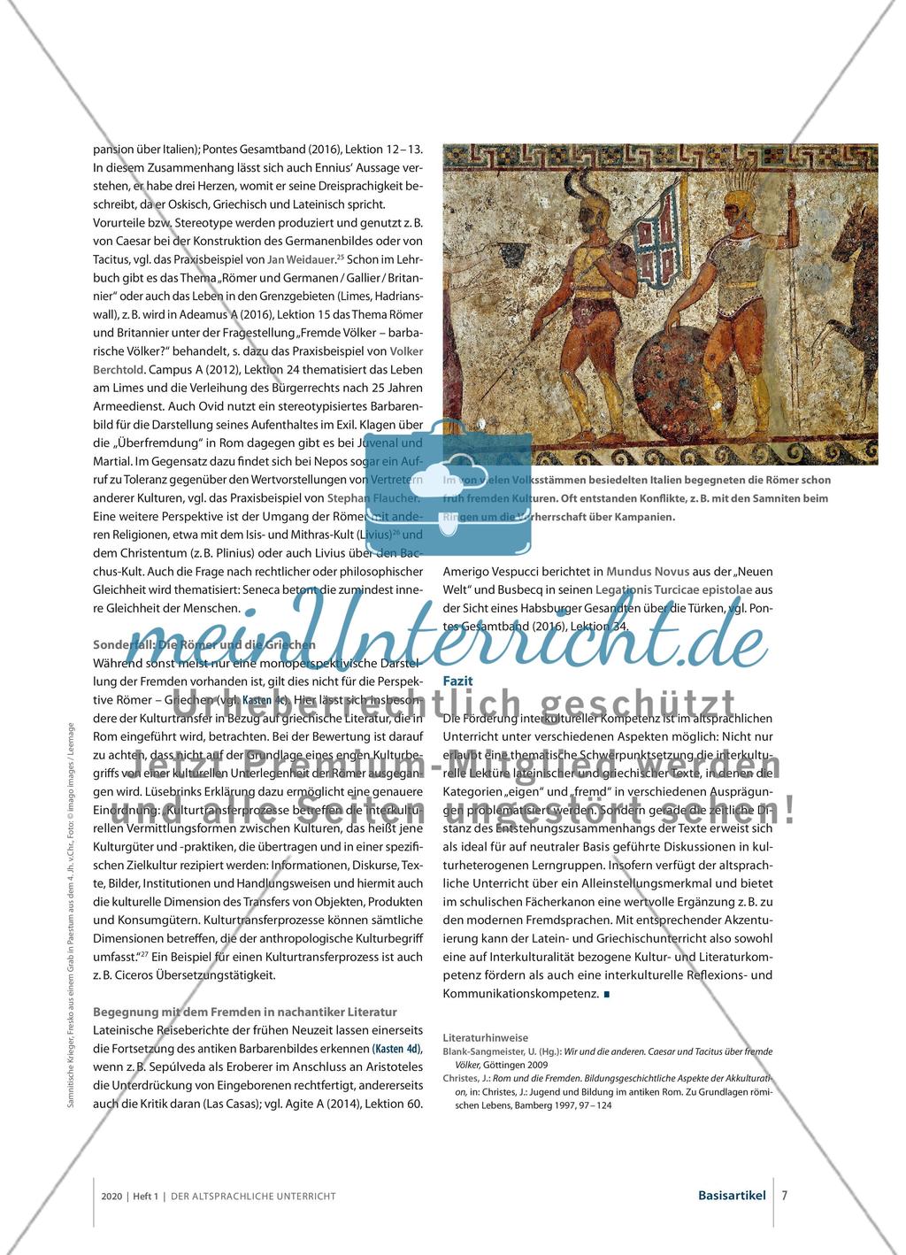 Wir und die anderen – die anderen und wir? - Interkulturalität im altsprachlichen Unterricht Preview 6