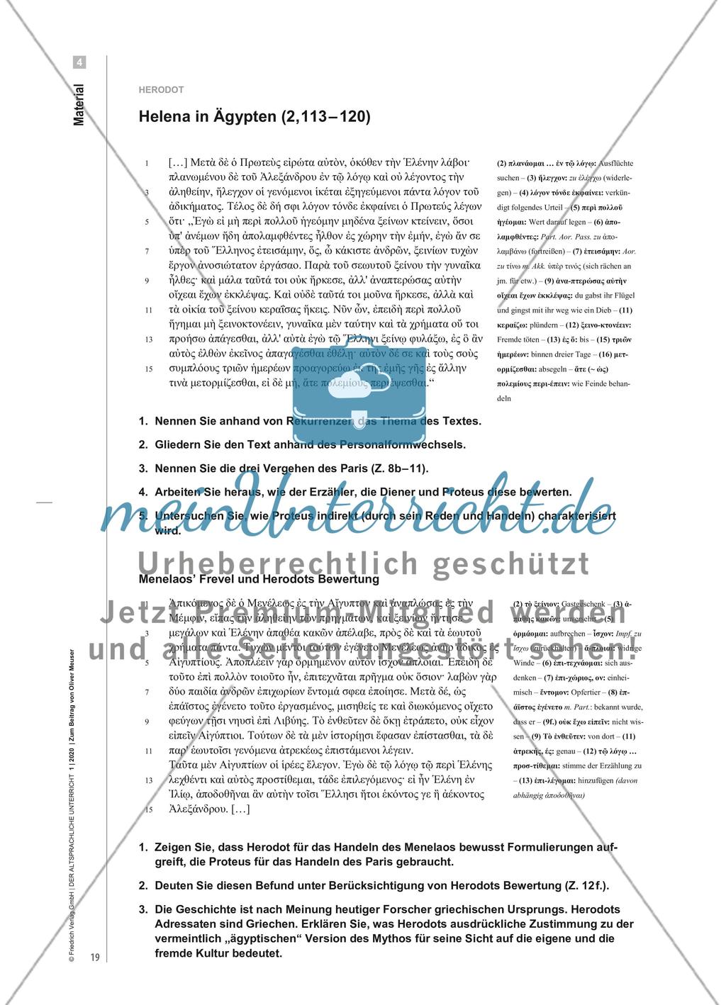 Herodot – ein φιλοβάρβαρος zwischen Kulturvermittlung und Standortbestimmung Preview 10