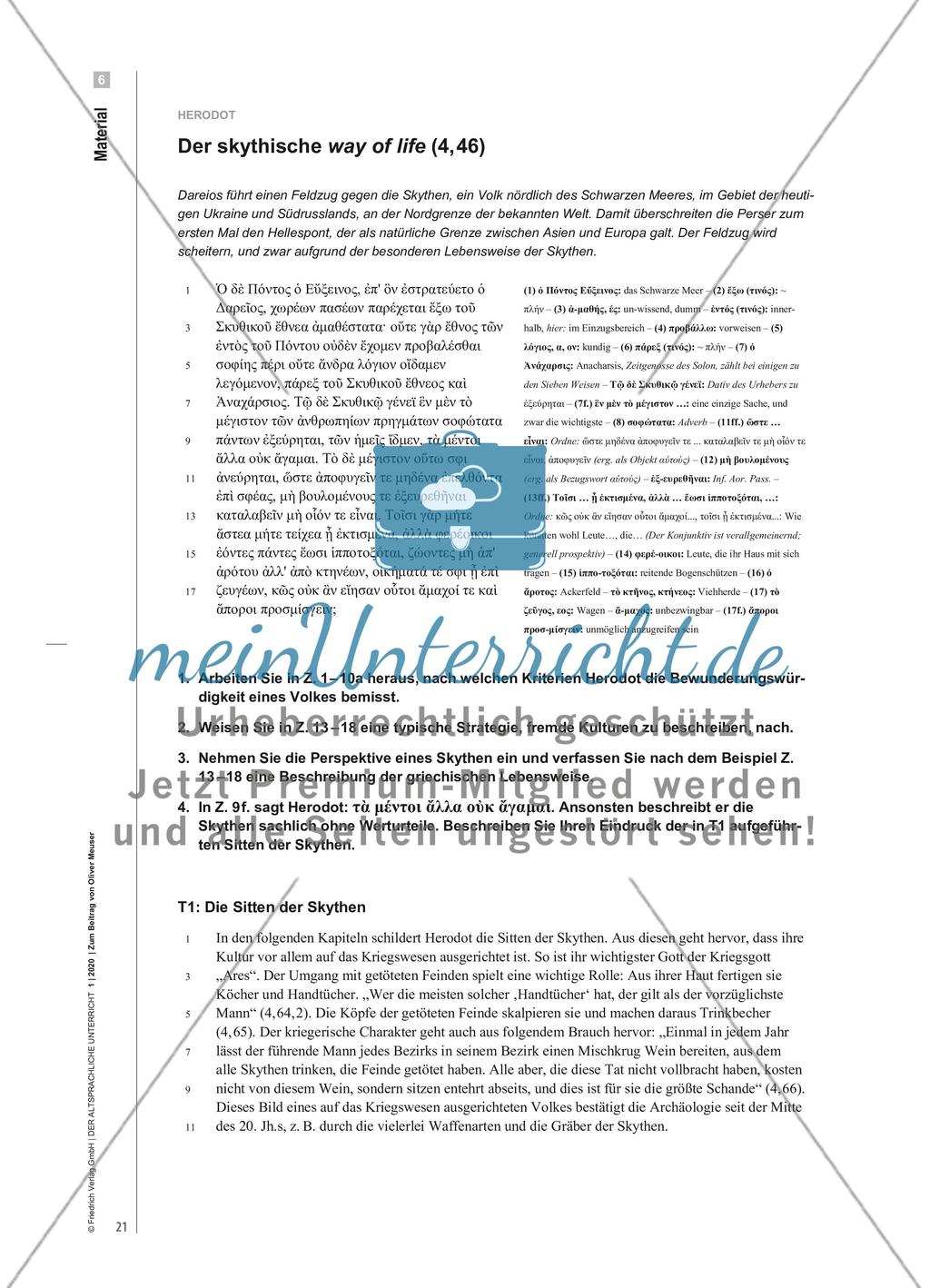 Herodot – ein φιλοβάρβαρος zwischen Kulturvermittlung und Standortbestimmung Preview 12