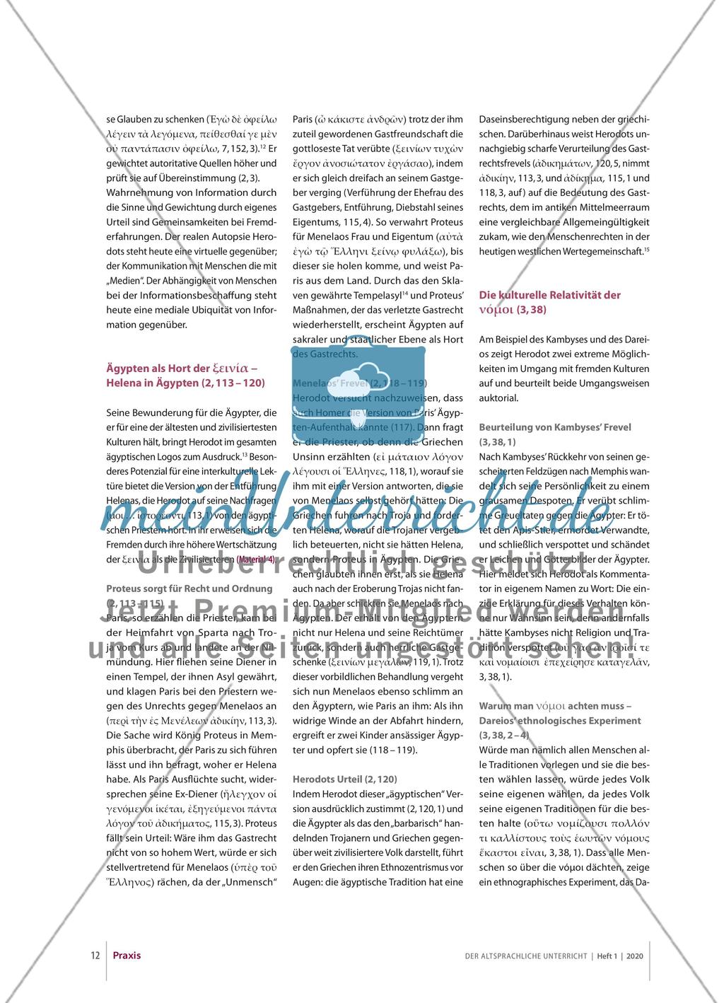 Herodot – ein φιλοβάρβαρος zwischen Kulturvermittlung und Standortbestimmung Preview 3