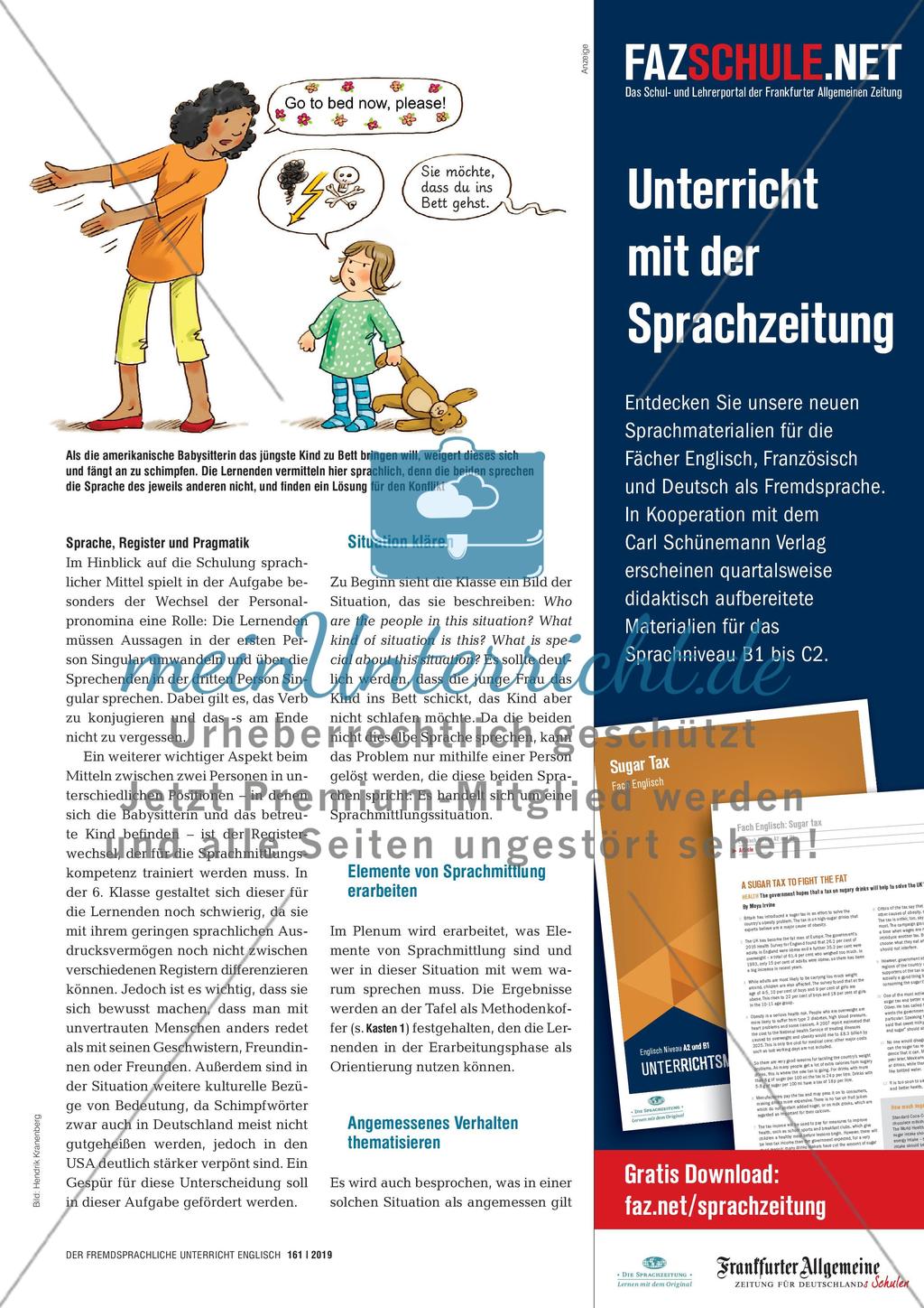 She doesn’t want to go to bed - Familienregeln sprachmitteln, Konflikte lösen Preview 2