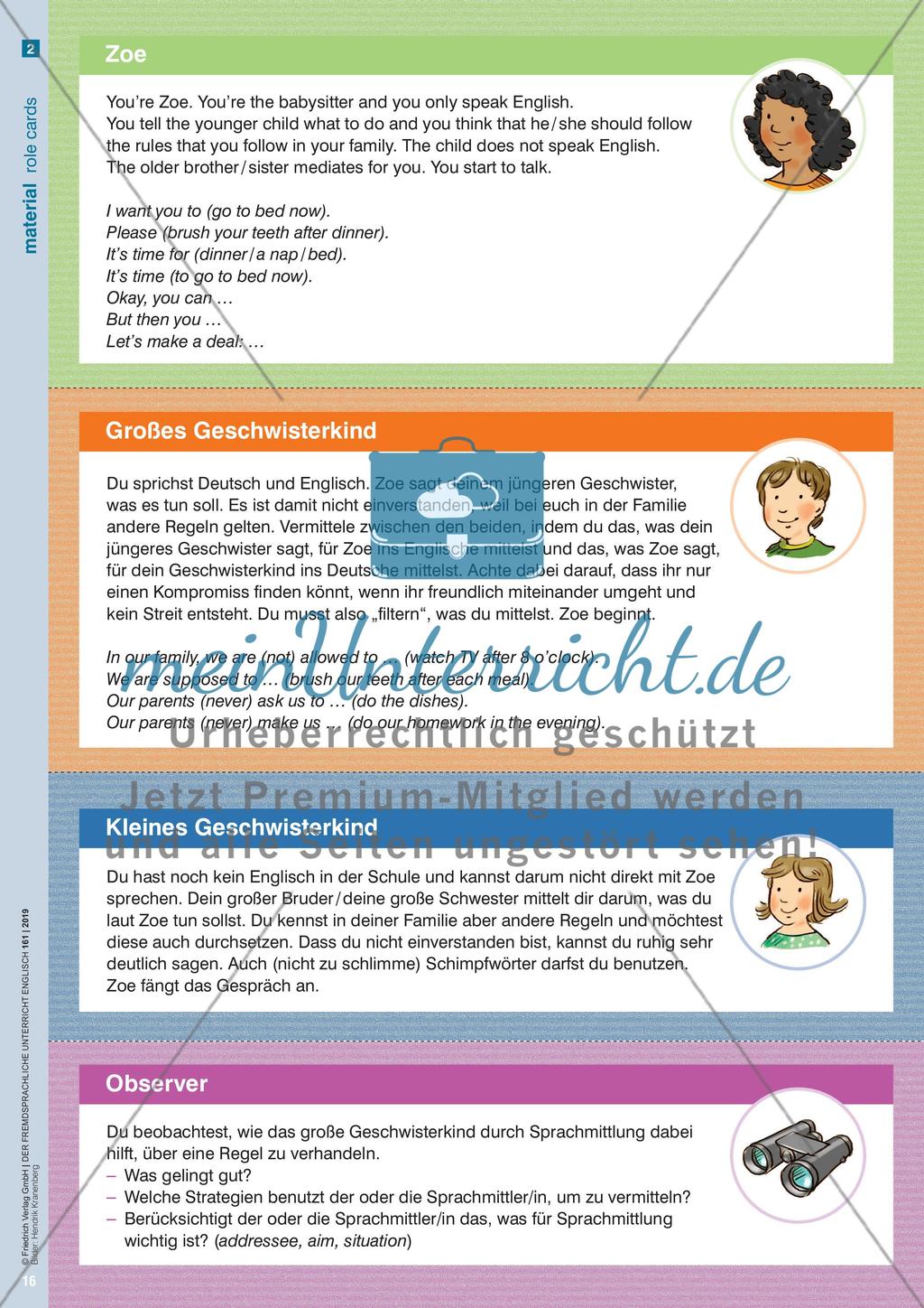 She doesn’t want to go to bed - Familienregeln sprachmitteln, Konflikte lösen Preview 5