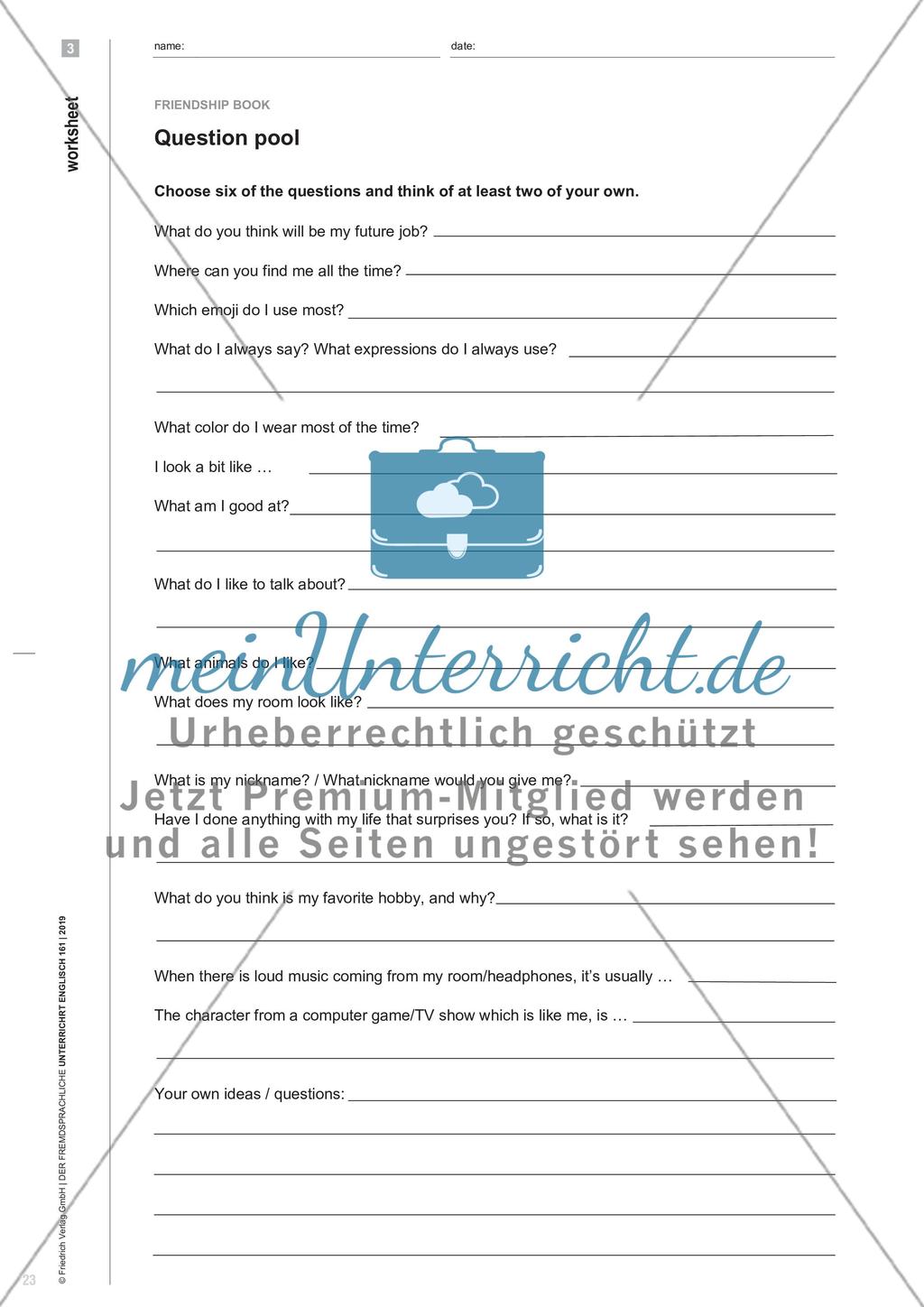 My grandpa says I’m gonna be an astronaut - Mit digitalen Freundschaftsbüchern about me-Texte sprachmitteln Preview 6