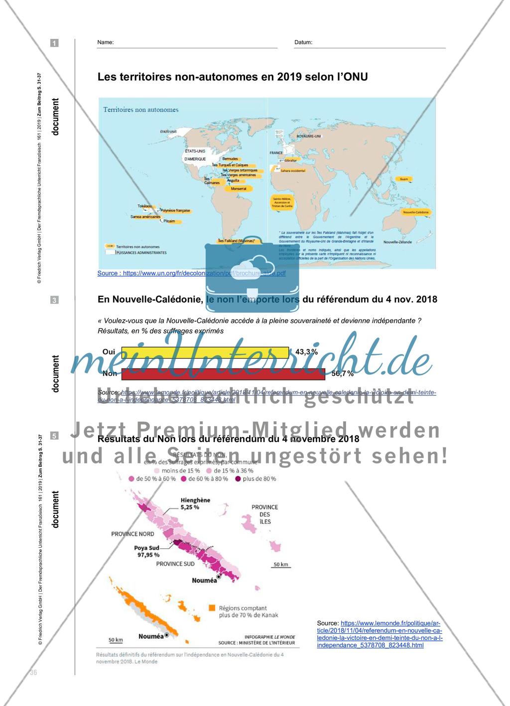 Un laboratoire de décolonisation ? - Neukaledonien im Spannungsfeld von Frankofonie und territorialer Unabhängigkeit Preview 6