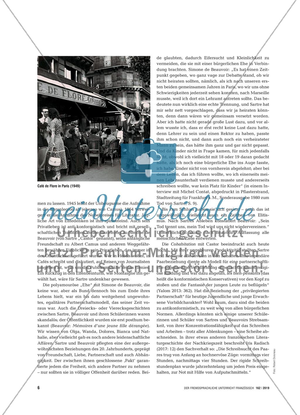 Sartre – Philosoph, Dichter, Mensch - Zur Vielfältigkeit eines modernen Klassikers Preview 5