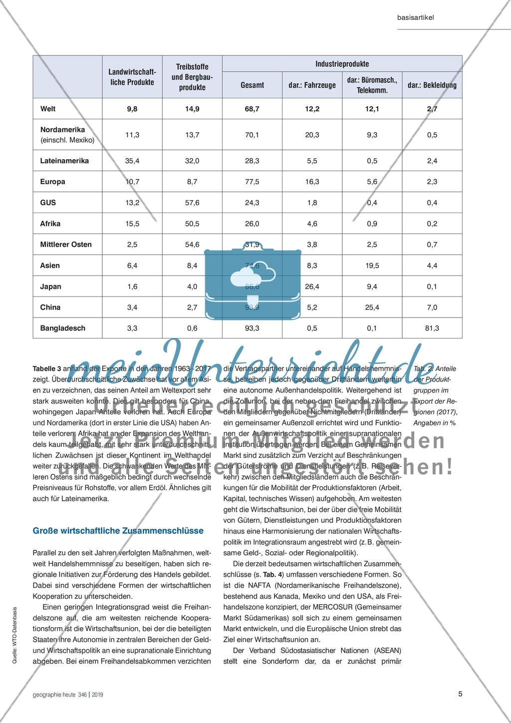 Welthandel - Entwicklungen und Strukturen Preview 4