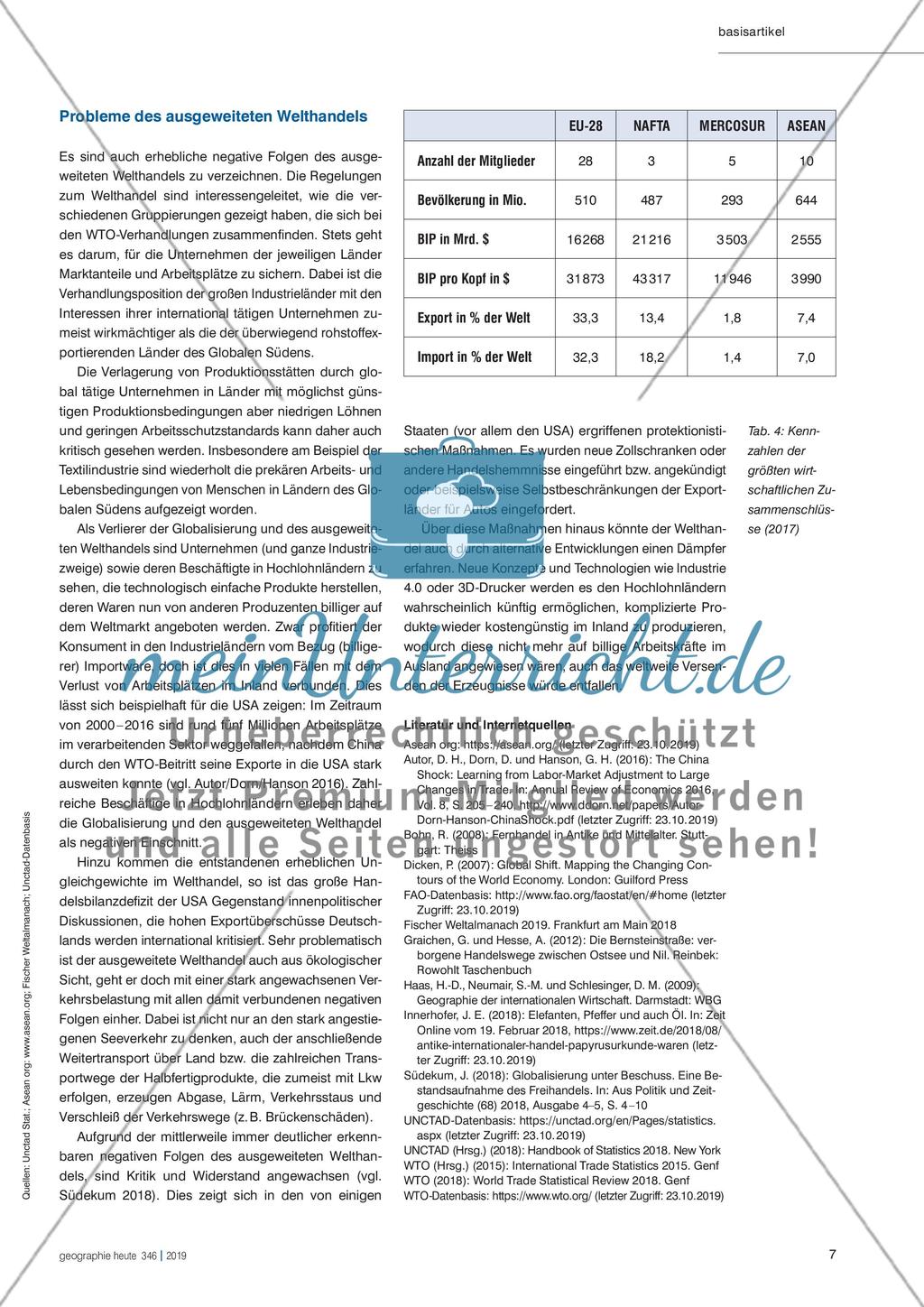 Welthandel - Entwicklungen und Strukturen Preview 6