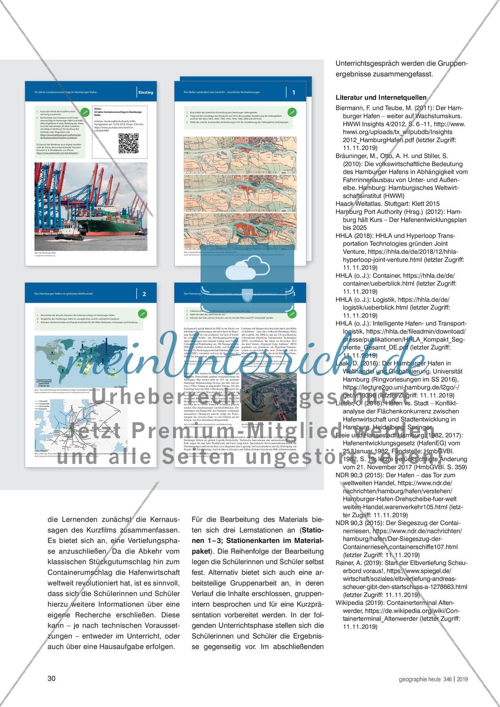 Der Hamburger Hafen - Internationale Bedeutung, Ursachen und Probleme des strukturellen Wandels Preview 5
