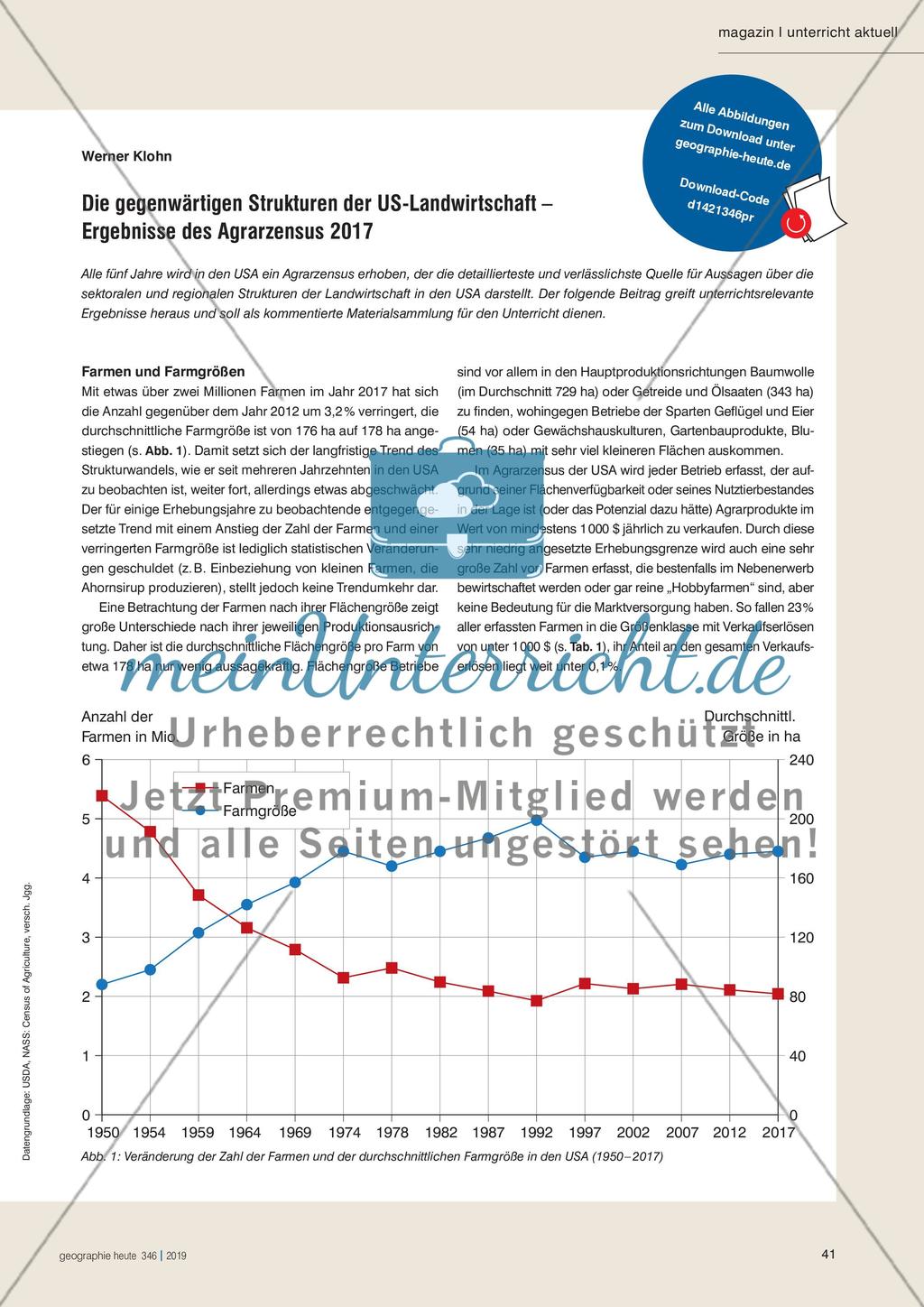 Die gegenwärtigen Strukturen der US-Landwirtschaft – Ergebnisse des Agrarzensus 2017 Preview 1