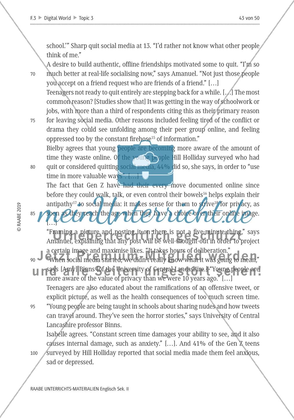 Topic 3: Digital detox Preview 4