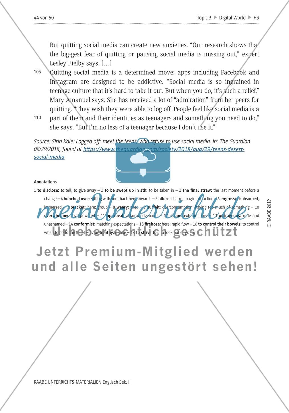 Topic 3: Digital detox Preview 5