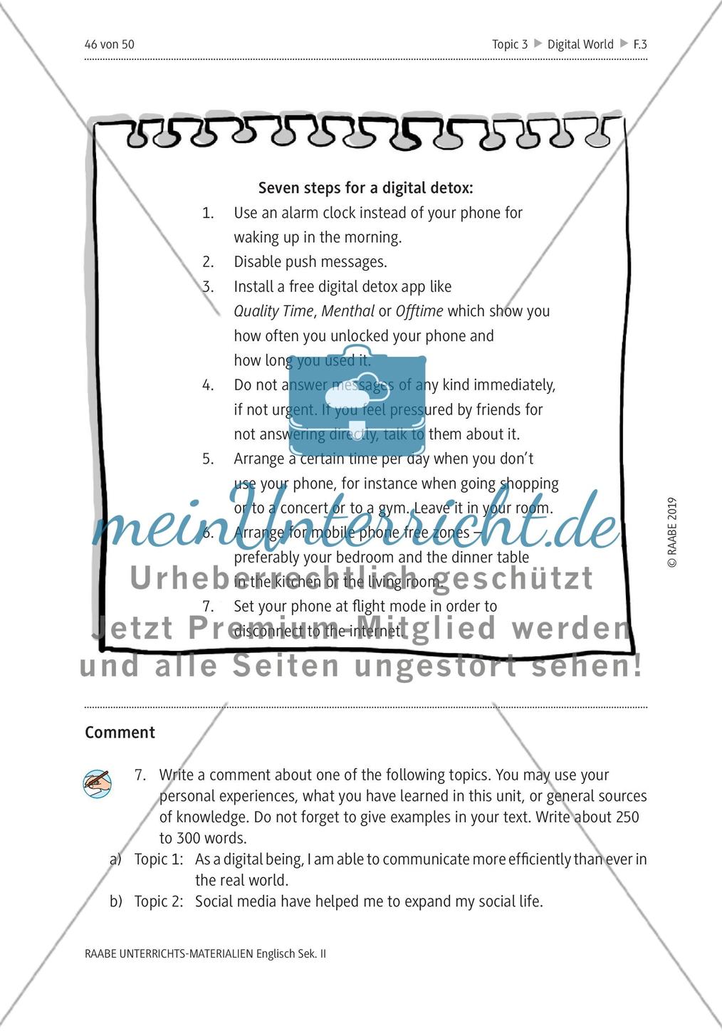 Topic 3: Digital detox Preview 7