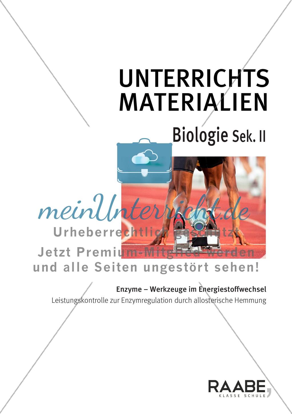 Enzyme – Werkzeuge im Energiestoffwechsel Preview 1