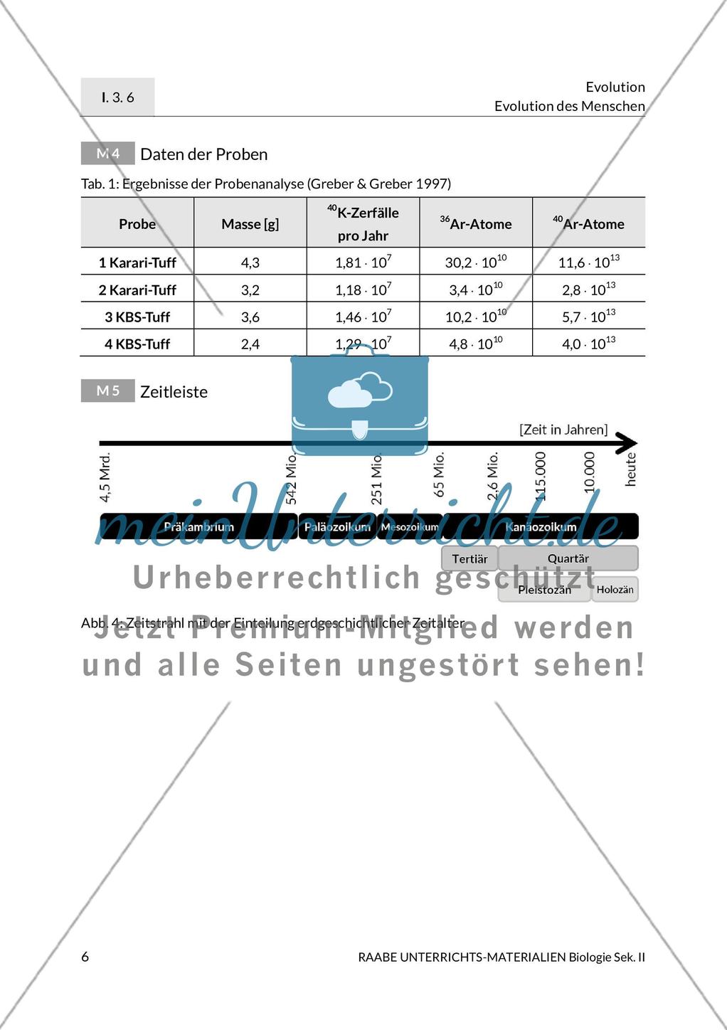 Radiometrische Altersbestimmung Preview 10