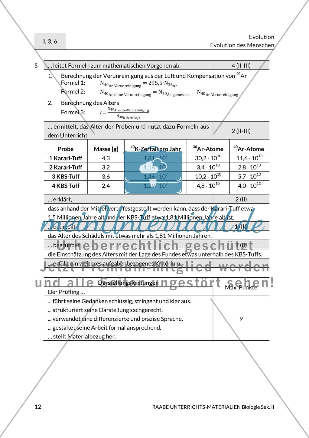 Radiometrische Altersbestimmung Preview 16