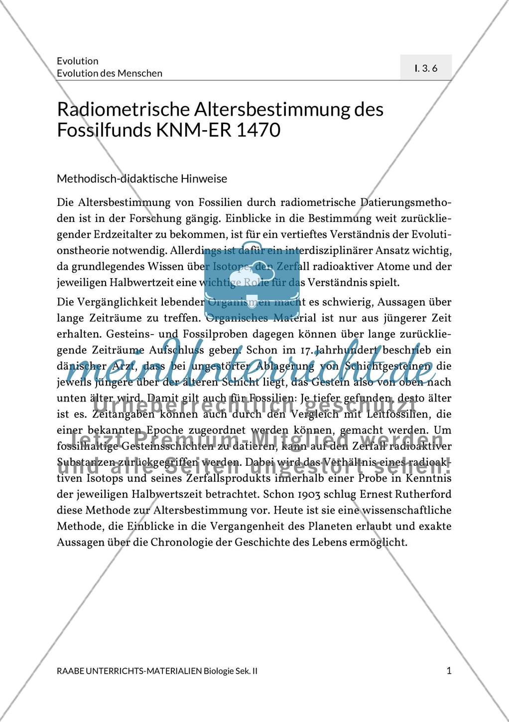 Radiometrische Altersbestimmung Preview 5