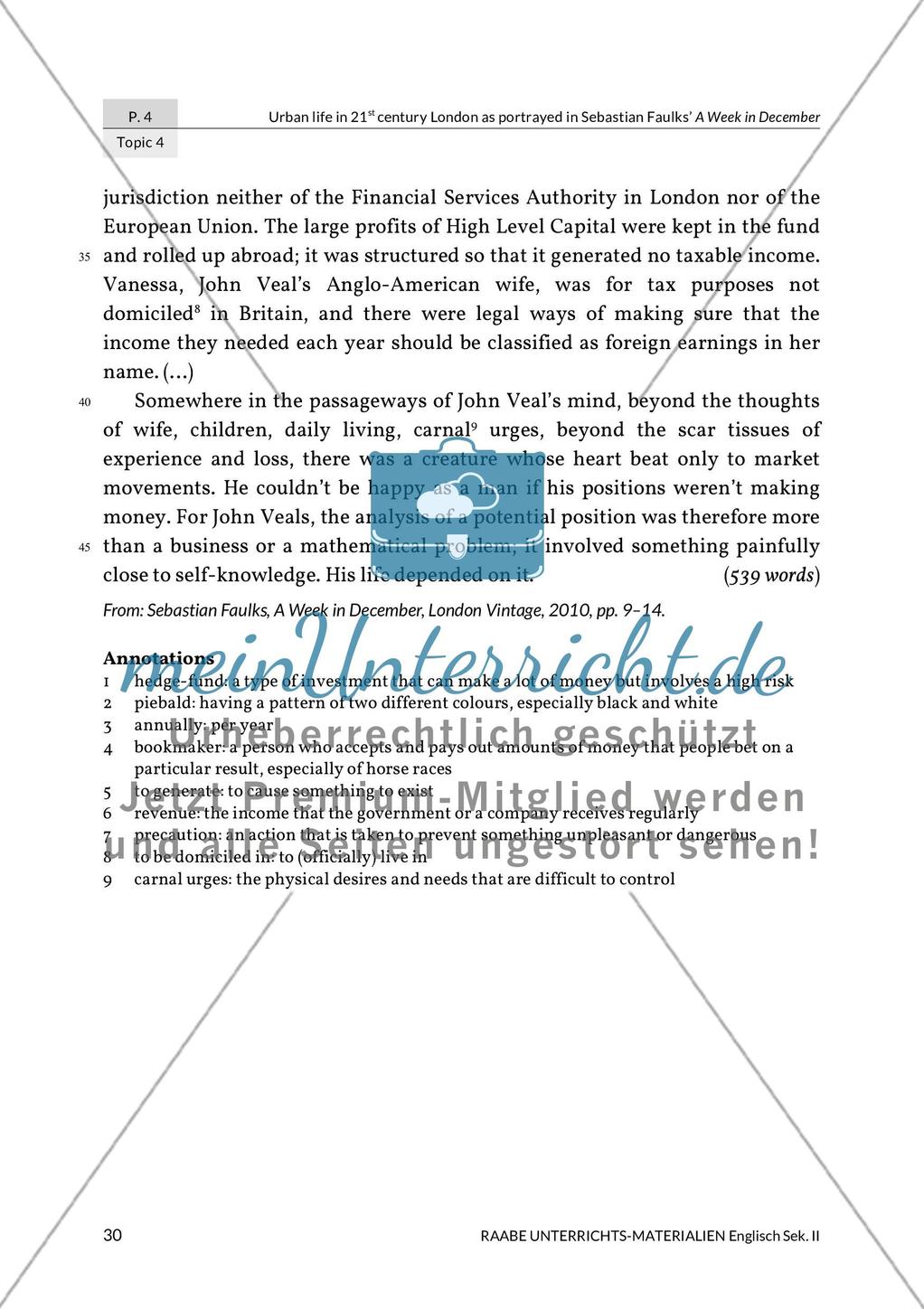 Topic 4: Modern forms of greed Preview 2
