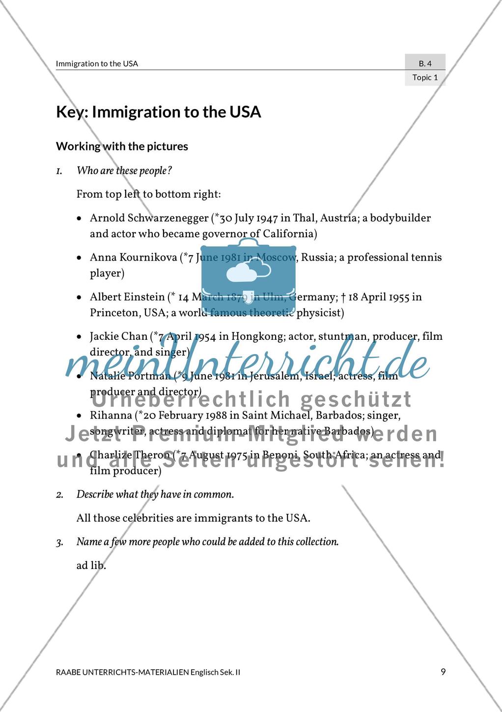 Topic 1: Immigration to the USA Preview 5
