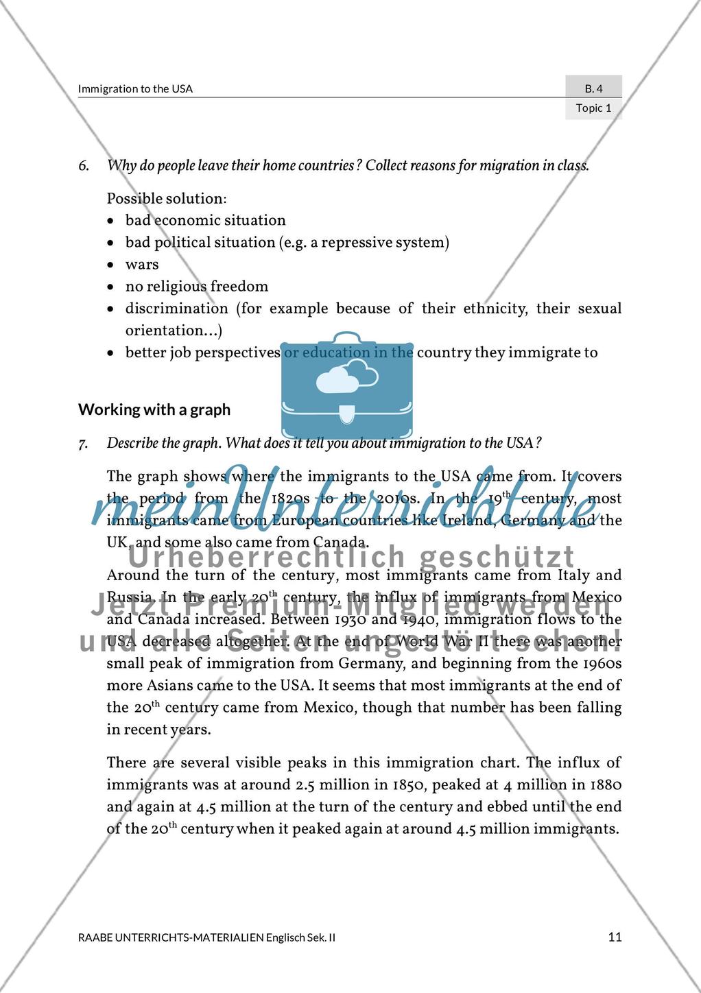Topic 1: Immigration to the USA Preview 7