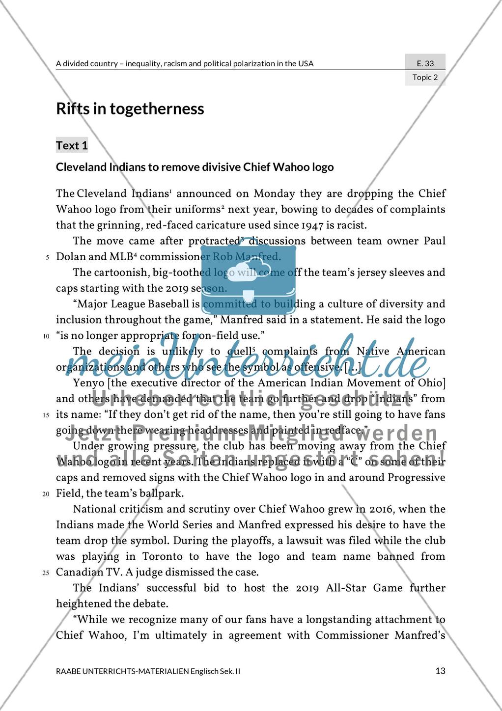 Topic 2: Rifts in togetherness Preview 1