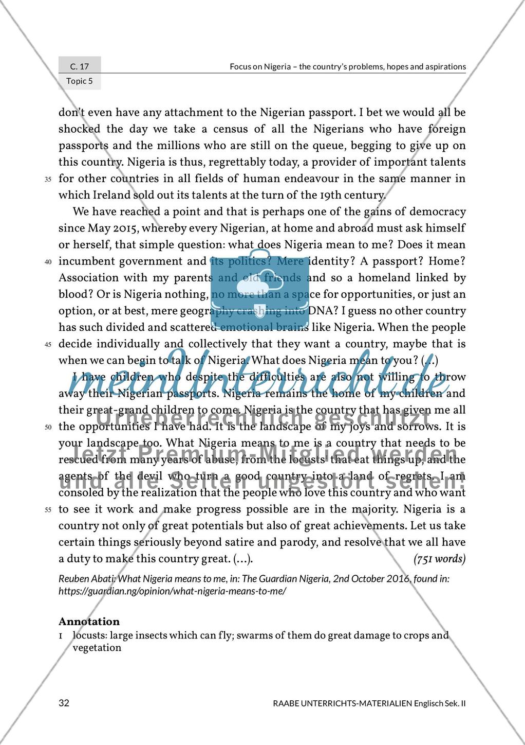 Topic 5: Nigeria’s national identity Preview 2